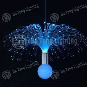 Lámpara decorativa LED RGB con diseño de medusa de fibra óptica para exteriores, ideal para parques, paisajes y exhibiciones festivas. - Product Image 6