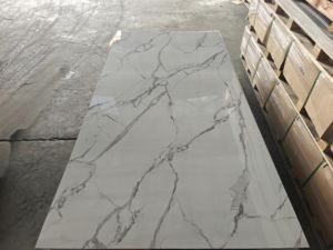 Современная Роскошная золотистая доска из УФ-мрамора, глянцевые внутренние стеновые панели для ванной комнаты, для гостиной, отеля, водонепроницаемые для дома - Product Image 5