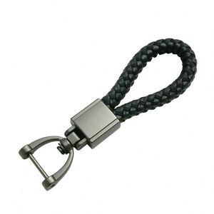 Keychain for Car Motorcycle Key Chain Leather <b>Braided</b> Lanyard D Ring Keyring Replace <b>Accessories</b> for Car - Product Image 1