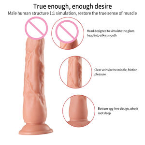 OEM/ODM Factory Großhandel Realistische <span class=keywords><strong>TPE</strong></span> <span class=keywords><strong>Dildo</strong></span> für Frauen <span class=keywords><strong>8</strong></span> Zoll Anal Dildos Sexspielzeug für Erwachsene Fleisch Dünne <span class=keywords><strong>Dildo</strong></span> absaugung für Mädchen - Product Image 5
