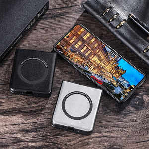 Funda para <span class=keywords><strong>Motorola</strong></span> <span class=keywords><strong>Razr</strong></span> 2022 Moto <span class=keywords><strong>Razr</strong></span> 40, Funda Magnética Plegable de Color Sólido de Lujo, Sensación de Piel Mate, Antigolpes - Product Image 3