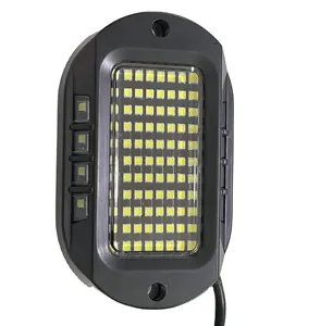 Kingshowstar The Newest 104W Rock Light Ultra Bright UTV Rock 104 LED Chips White Rock Light