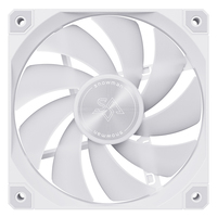 Ventilateur de refroidissement PC silencieux à roulement fluide PWM 4 broches 120 mm AS120 Blank de SNOWMAN Factory Direct, haute performance, pour boîtier d'ordinateur et refroidisseur de processeur