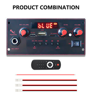 2x10W pour carte décodeur audio en plastique 5.0 USB TF FM AUX avec prise en charge WAV/FLAC, lecture de fichiers et enregistrement d'appels 3.7V-5V - Product Image 6