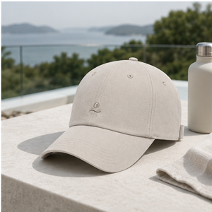 Gorra de golf y béisbol de lujo discreto y deportiva, de gasa, de secado rápido, ligera, con bordado tonal, ajustable, estilo minimalista, tipo Dad Hat - Product Image 1