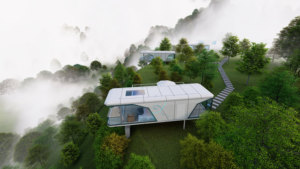 Alpine Ski Chalet-Paredes aisladas extra gruesas, estante de calentamiento de botas y diseño de techo resistente a la nieve Premium Glamping Pod - Product Image 4