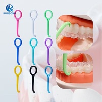 Kit d'outils de retrait d'aligneurs orthodontiques pour appareils dentaires invisibles, ensemble hygiénique de 5 couleurs avec poignées en silicone