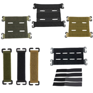 Molle Patch Panel Velcro Base Plate Tactical Vest Attachment Hook Loop Tape Strong Adhesive Self Adhesive Rectangle - Product Image 1