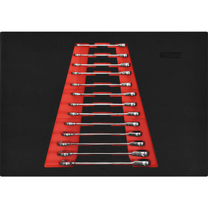 Gatmatic bàn làm việc với công cụ xe đẩy xe đẩy công cụ thiết lập hộp carton xe sửa chữa công cụ lưu trữ Tủ Ngăn Kéo Kim Loại Tùy chỉnh 233 pcs - Product Image 4