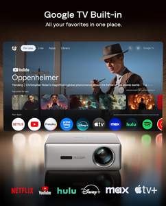 <span class=keywords><strong>Projecteur</strong></span> intelligent Aurzen EAZZE D1 MAX avec Google TV amélioré, compatible 4K, 1000 lumens ANSI, technologie MEMC, audio Dolby 20W - Product Image 4