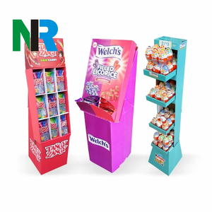 Thấp moq Pet Snack tông hiển thị đứng Pet mèo Dog thực phẩm sàn hiển thị giá bán lẻ cửa hàng Pet sóng Móc giấy hiển thị giá - Product Image 5