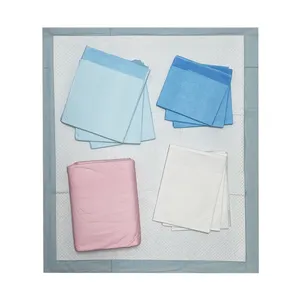 Hospital Ward Care Blue Absorbent Chucks Pad Unterlagen Household Disposable Bed Pad Onderleggers Spa Disposable Underpad