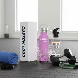 Hot Custom Logo Double Wall Stainless Steel Sport Water Bottle Large Capacity 450ml Vacuum Insulated Eco-Friendly <b>Flask</b> - Product Image 1