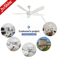 Ventilador de Techo 1stshine con Control Remoto, Eficiente, de Alta Calidad, con Motor de Corriente Continua de Alto Rendimiento y Luz LED