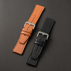 Bracelet de montre intelligent à quartz 20mm 22mm Bracelet de montre en cuir pour <span class=keywords><strong>Huawei</strong></span> et Galaxy Compatible avec les montres de 46mm - Product Image 4