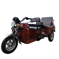 Scooter électrique léger et flexible à trois roues pour passagers, avec garde-corps de sécurité et cadre robuste pour une utilisation quotidienne.