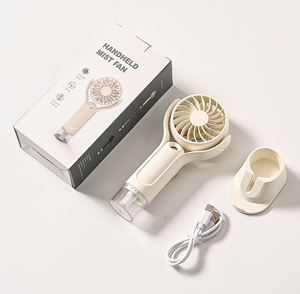 HD H20 Summer Portable Mini Handheld <b>Fan</b> USB Rechargeable Based Stand <b>Water</b> <b>Cooling</b> Personal 120 Degree Mini Mist <b>Fan</b> - Product Image 5