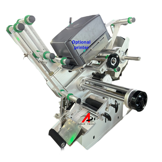 High Speed Label Applicator Automatic Feeder Flat Labeling Machine with Date Code Printer