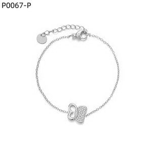 Fashion <b>Bracelet</b> with Zirconia P0067 for Women High Quality Jewelry - Product Image 1
