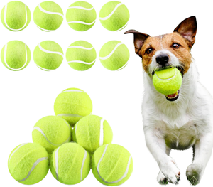 YS-2025 toptan özel baskılı ucuz toplu yeşil köpek oyuncak top tenis topları Pet oyuncaklar - Product Image 5