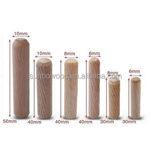 Vente en gros de chevilles en bois pour la connexion de meubles, chevilles à tenon, chevilles en bois de hêtre - Product Image 3