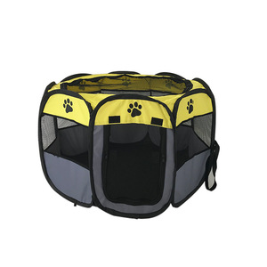 Parc de jeu pour animaux de compagnie, chien et <span class=keywords><strong>chat</strong></span>, en tissu Oxford, imperméable et résistant aux rayures, avec clôture - Product Image 3