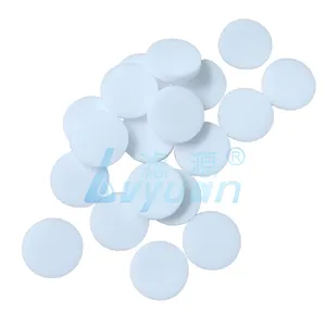 Round & square liquid/gas/air filtration ptfe pe powder sintered filter pad with custom 0.1/0.3/0.45/1/5/10 microns