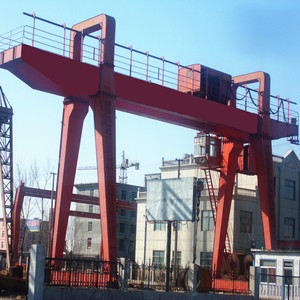 Grue à <span class=keywords><strong>portique</strong></span> mobile à double poutre de 45 tonnes pour levage d'objets lourds, hauteur de levage de 20 m, structure stable, fonctionnement simple - Product Image 5