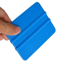 Bleu plastique fenêtre raclette vinyle Film voiture Wrap véhicule emballage grattoir fenêtre Film teinte outil écologique Huafeng marque