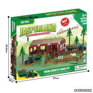 Jouets de <span class=keywords><strong>ferme</strong></span> Montessori pour enfants <span class=keywords><strong>avec</strong></span> <span class=keywords><strong>tracteur</strong></span> en plastique <span class=keywords><strong>et</strong></span> camion de <span class=keywords><strong>ferme</strong></span> - Product Image 5