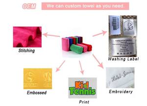 Toallas de Microfibra Suaves, Lisas, Personalizadas con Logotipo Bordado, a Prueba de Niños, Súper Absorbentes, Transpirables, de Secado Rápido, con Estampado Animal - Product Image 5