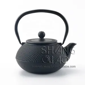 De hierro fundido tetera 0.9L japonés tetera cocina té olla de hierro fundido té tetera con infusor/colador