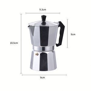Cafetera Espresso de Alta Durabilidad, Cafetera Italiana <span class=keywords><strong>Moka</strong></span>, Percolador Cubano, Cafeteras Greca de Aluminio - Product Image 4