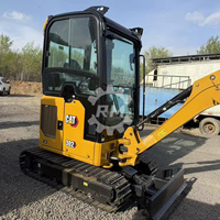 Excavatrice hydraulique compacte d'occasion CAT 302CR de 2,3 tonnes pour drainage résidentiel – Options de devis et comparaison avec CAT301.8, CAT302.7CR, CAT303CR