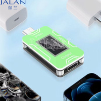 Détecteur de charge rapide JC-CT02 pour iPhone Android, outil de test de tension, de courant et de puissance de charge pour la détection PD/QC, vérification rapide