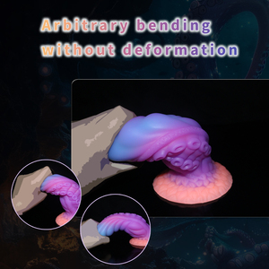 Dildo Tentáculo de Fantasía que Brilla en la Oscuridad, Juguete Sexual Luminoso de Dragón Monstruoso, Pene Realista de Silicona con Ventosa para Punto G - Product Image 5
