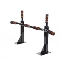 Barre de traction horizontale murale en acier vendue par le fabricant, équipement de fitness à double barre, barre de traction portable pour cadre de porte, pour la maison