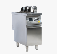 Cuisinière à nouilles électrique durable à trois bacs RKMF-RCFZ370 en acier inoxydable, cuisinière à nouilles commerciale