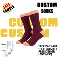 Chaussettes en coton pour hommes, personnalisées avec logo, motif dessin animé, de haute qualité, amusantes, cool, fantaisie, respirantes, tendance, vente en gros