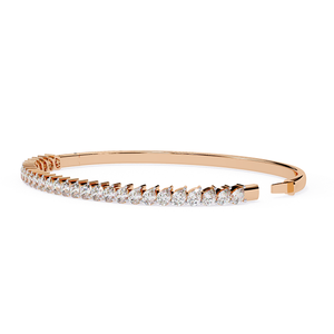 Modern <b>Rose</b> <b>Gold</b> Bracelets for Women Simple Design Bright Shiny Finish Daily Wear Jewelry Gift - Product Image 1