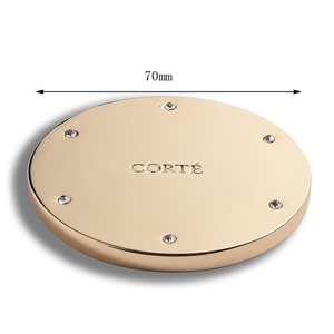 Personalized Luxury Rose Gold Decorative <b>Compact</b> Single Side Beauty Handheld Unique <b>Mirror</b> - Product Image 2