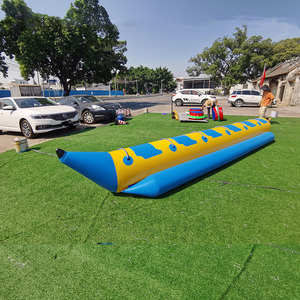 Bateau banane <span class=keywords><strong>gonflable</strong></span> pour <span class=keywords><strong>6</strong></span> <span class=keywords><strong>personnes</strong></span> pouvant remorquer un tube de bateau banane, sports nautiques - Product Image 2