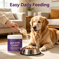 Supplément de Bouillon d'Os et de Collagène pour Chiens, Poudre de Champignons Riches en Protéines, Absorption Rapide et Sûre, Soutien Immunitaire pour Grandes Races