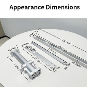 Ferme-<span class=keywords><strong>porte</strong></span> coulissant moderne pour hôtel avec mécanisme hydraulique robuste, <span class=keywords><strong>fermeture</strong></span> <span class=keywords><strong>automatique</strong></span> et réglage, <span class=keywords><strong>fermeture</strong></span> douce - Product Image 3
