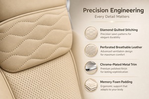 Asiento de Cuero Tipo Capitán para Van con Opciones de Color Personalizadas, Asiento Aero Reclinable Eléctrico para Vito Camper Van y Actualización de MPV - Product Image 3