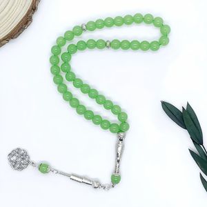Rosario Acrílico Mecrt de 45 Cuentas, Estilo Geométrico, Cuentas de Oración Musulmanas, Joyería Religiosa para Peregrinación, Adoración y Regalo - Product Image 5