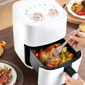 Camel Air Fryer 4L 5L Large Capacity Electric Oven Non-Stick Ceramic Coating Multifunctional Smokeless Cooking Appliance - Product Image 1