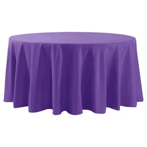Retailer 108 Inch <b>Round</b> Woven Polyester Washable Waterproof Oilproof <b>Tablecloth</b> for Wedding Party Dining Banquet - Product Image 2