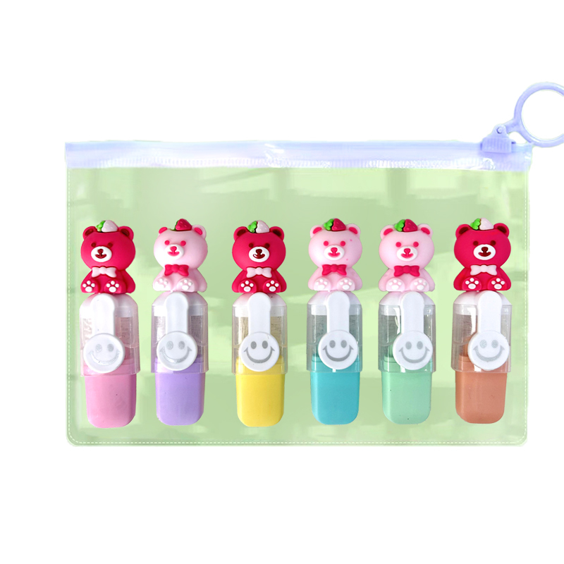 Colorful Highlighter of Office Supply School Stationery Products Fluorescent Colorful Marker Highlighter Pen