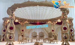 Auténtico Gujarati boda Sankheda Mandap perfecto boda decoraciones venta Reino Unido fabricante - Product Image 4
